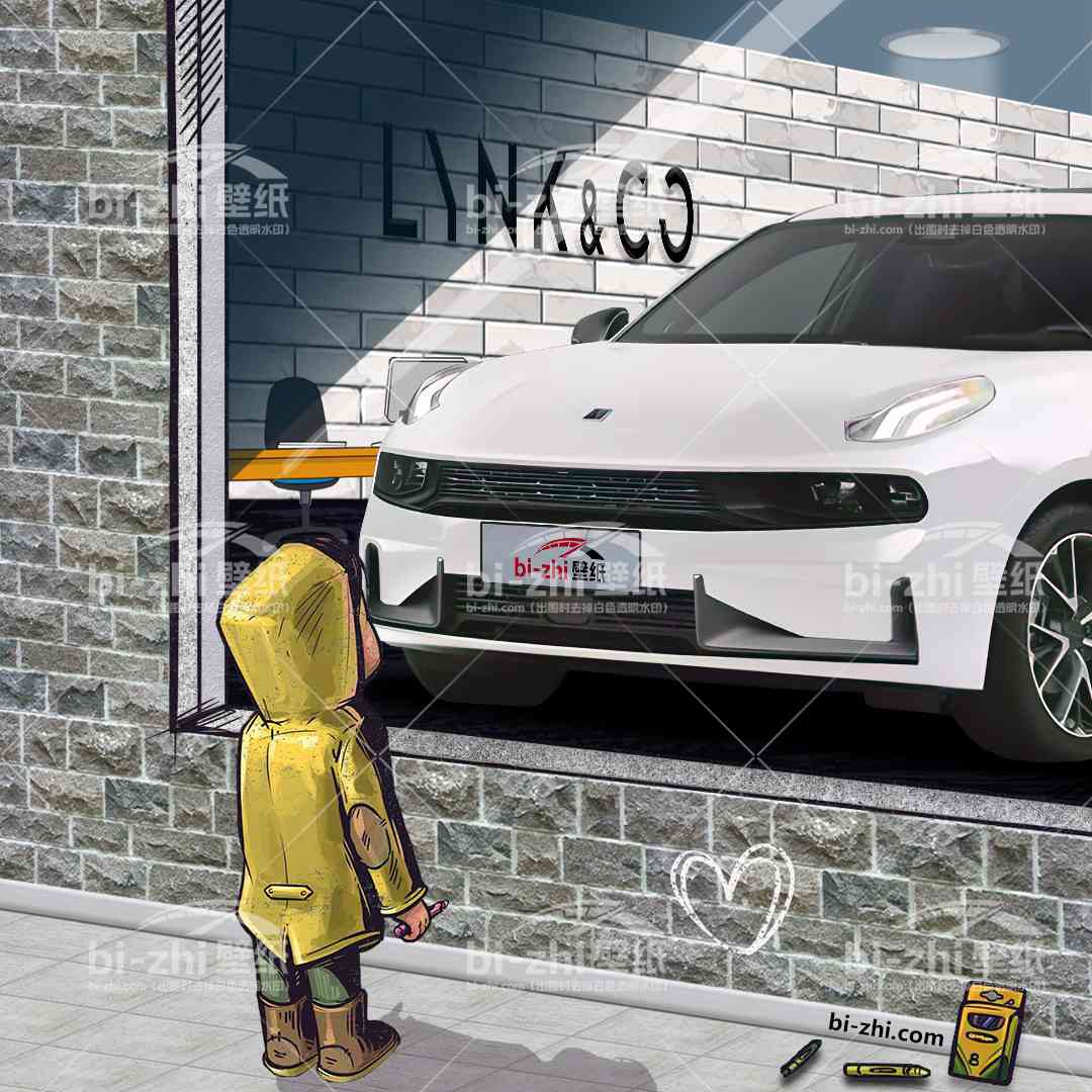 领克03橱窗男孩看车男孩汽车壁纸