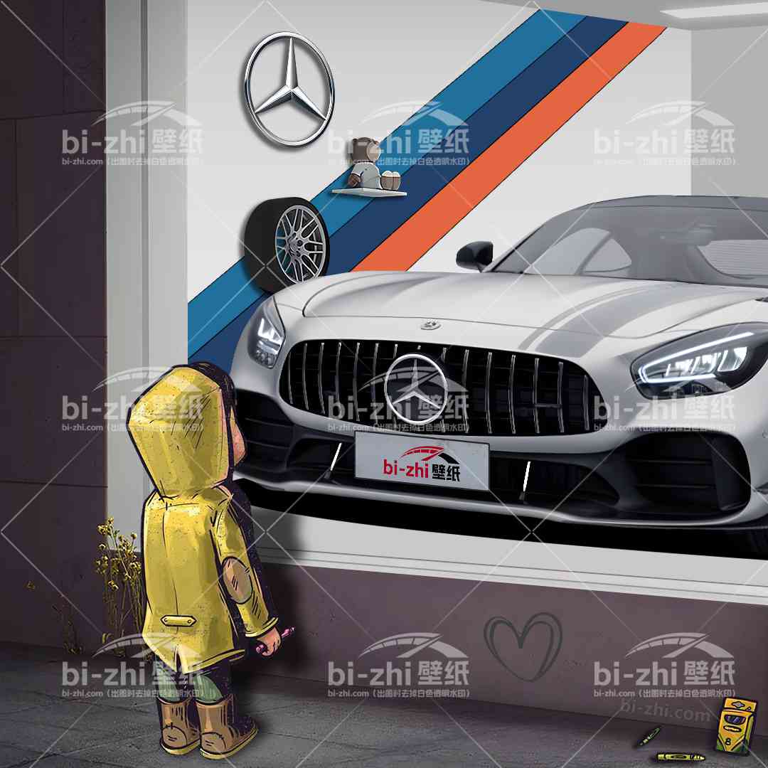 橱窗男孩看车男孩汽车壁纸人物