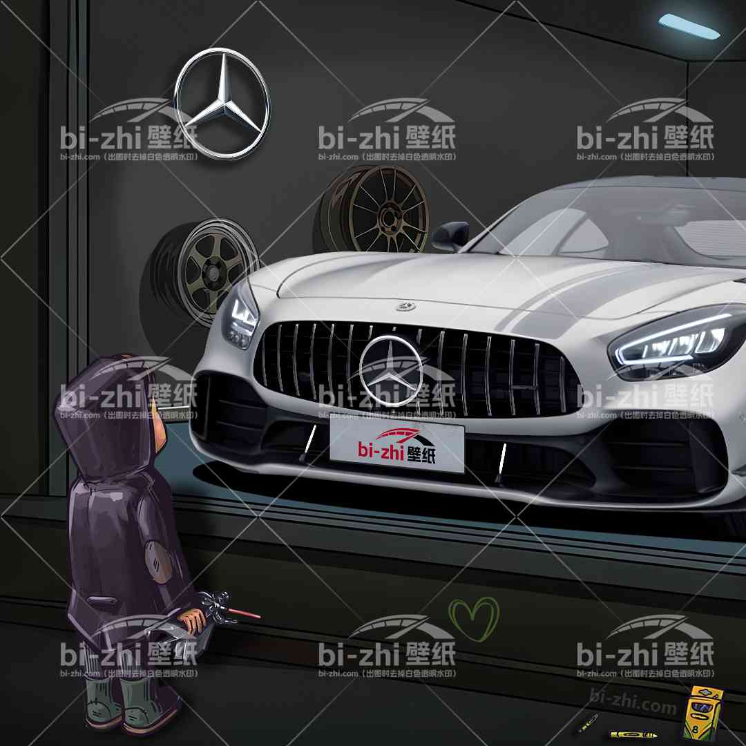 橱窗男孩看车男孩汽车壁纸人物