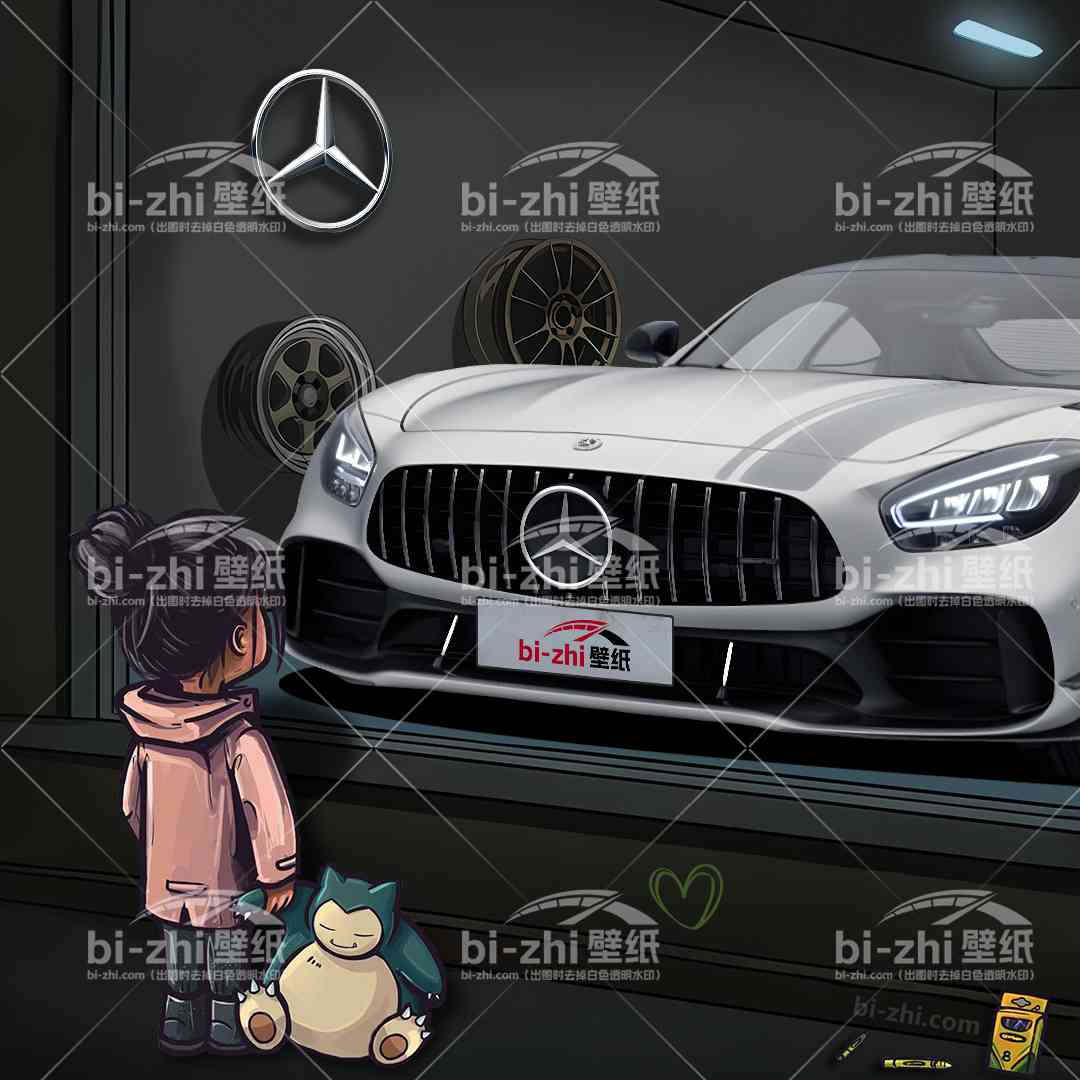 橱窗男孩看车男孩汽车壁纸人物