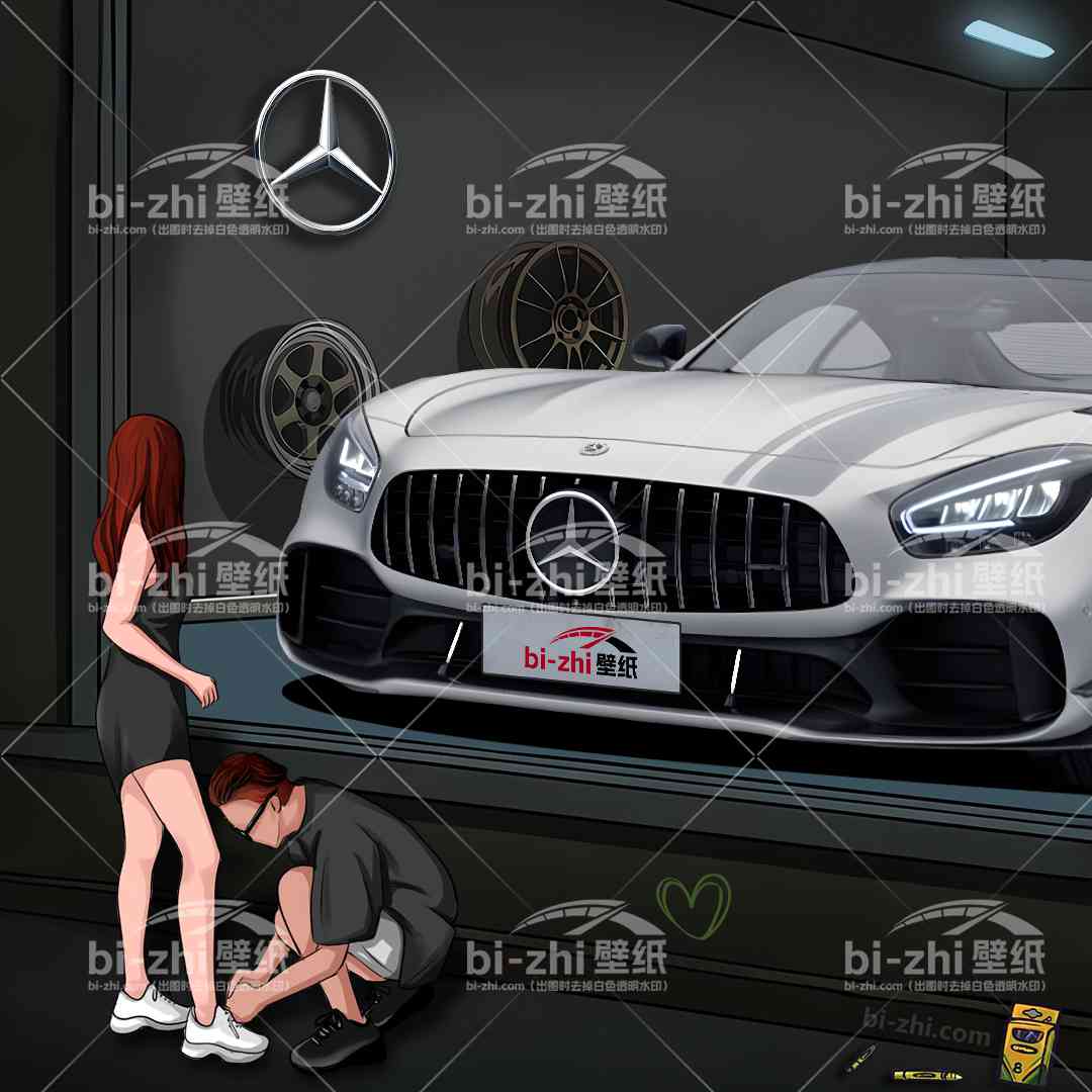 橱窗男孩看车男孩汽车壁纸人物