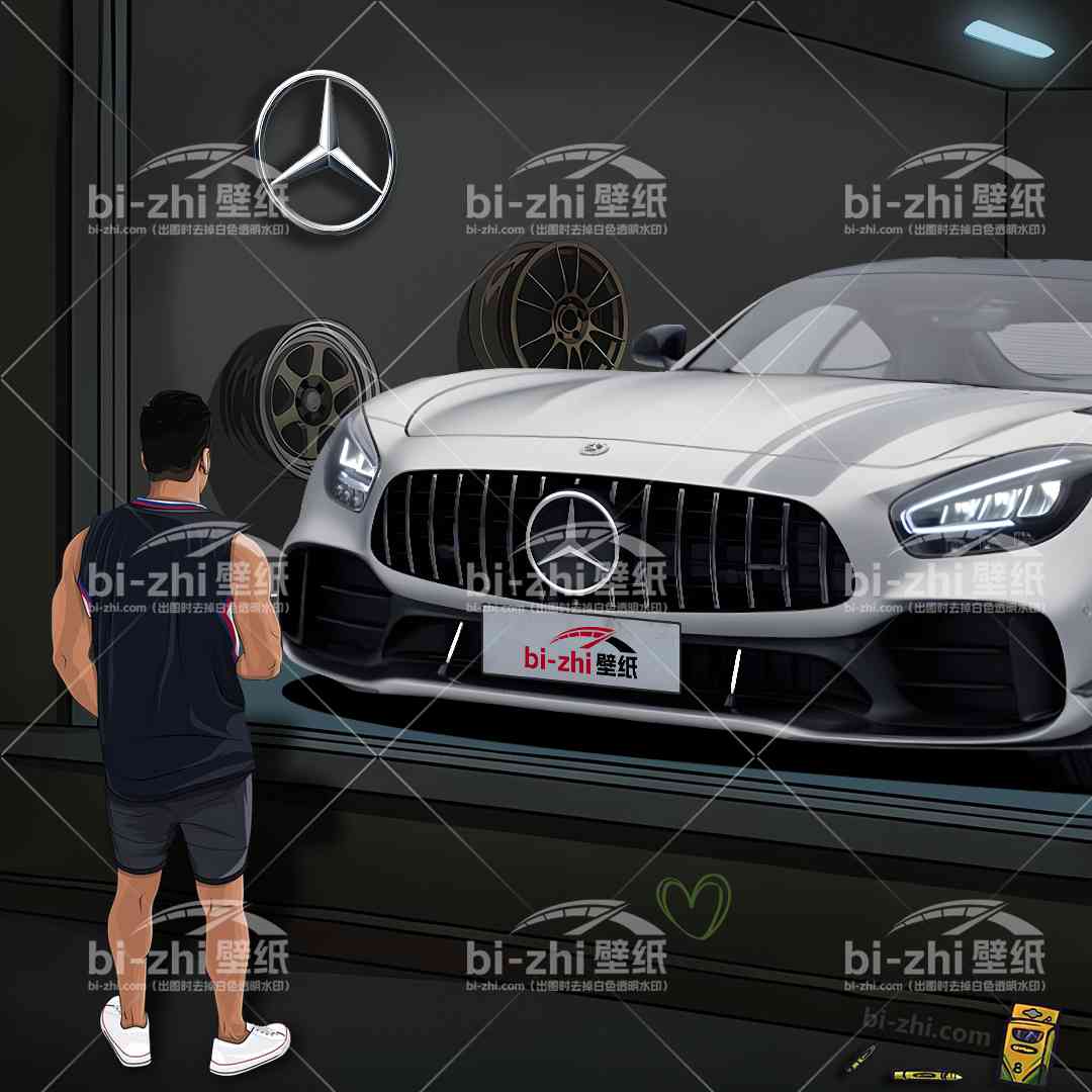 橱窗男孩看车男孩汽车壁纸人物