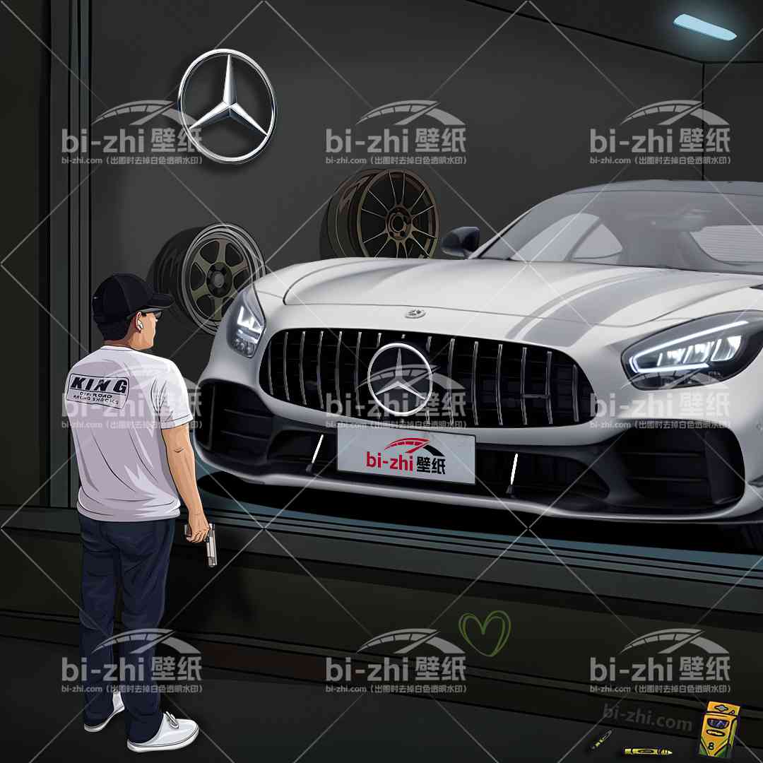 橱窗男孩看车男孩汽车壁纸人物