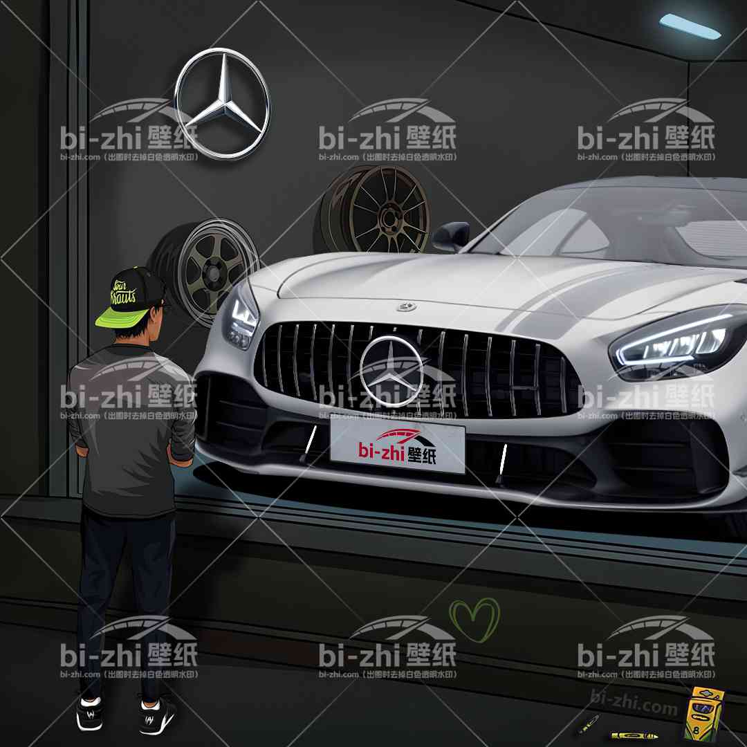 橱窗男孩看车男孩汽车壁纸人物