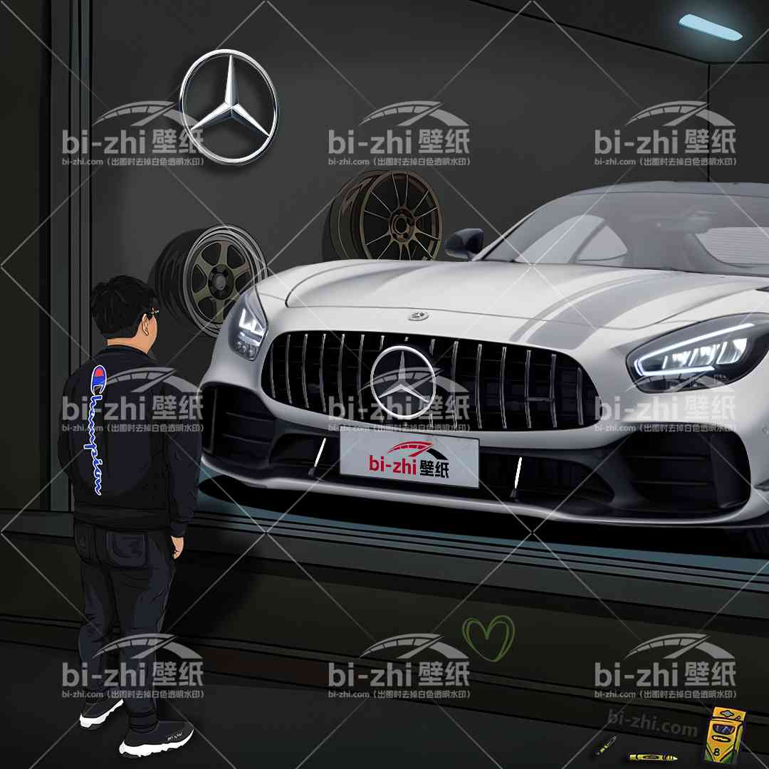 橱窗男孩看车男孩汽车壁纸人物