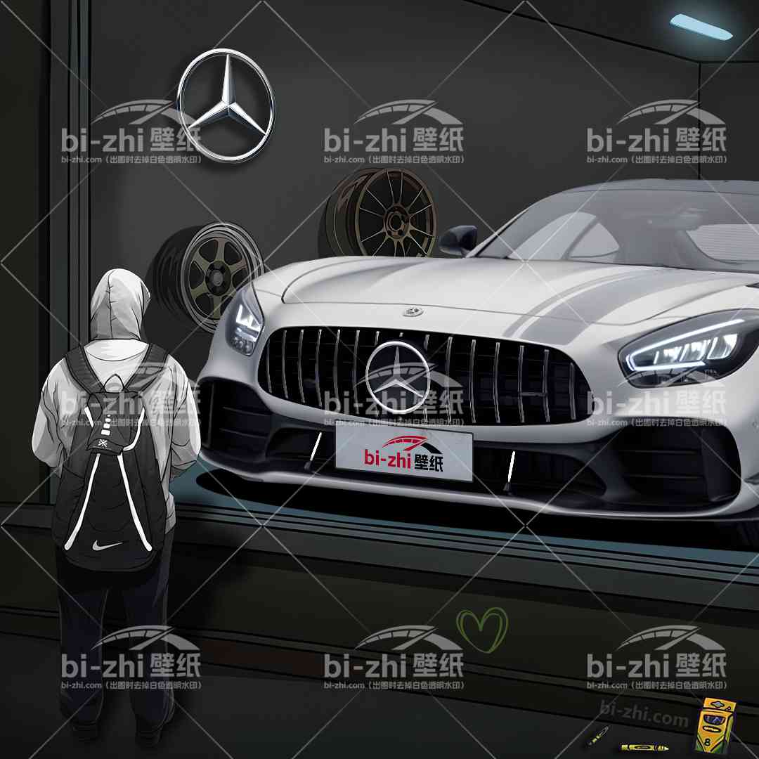 橱窗男孩看车男孩汽车壁纸人物