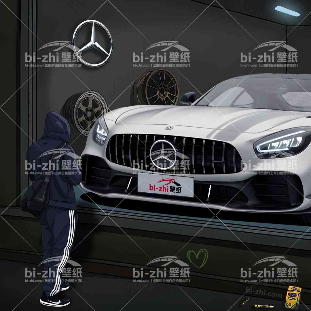 橱窗男孩看车男孩汽车壁纸人物